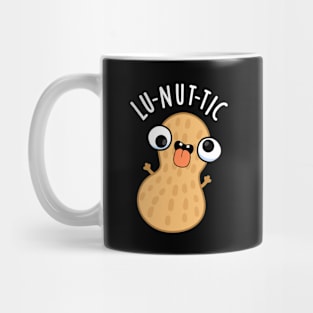 Lu-nut-ic Funny Peanut Puns Mug